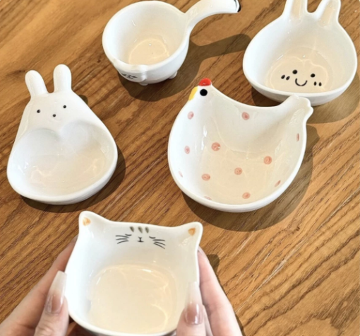 Chén chấm gốm