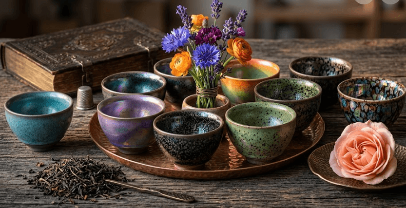 Chén gốm phong cách việt nam