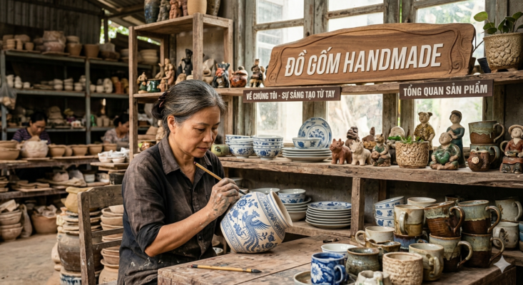 đồ gốm handmade là gì tổng quan các sản phẩm